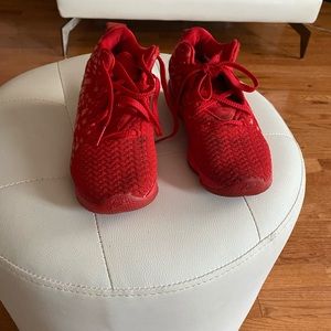 Lebron sneakers red
